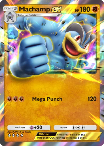 Machamp ex - GeneticApex - Pokémon Pocket Card