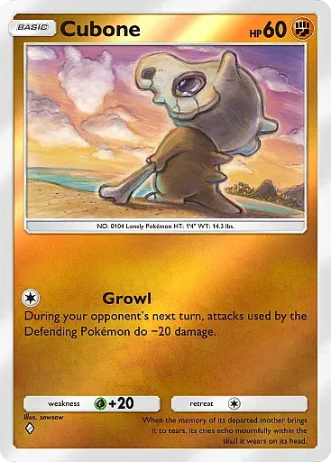 Cubone - DeluxePackEx - Pokémon Pocket Card