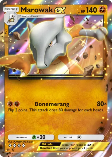 Marowak ex - GeneticApex - Pokémon Pocket Card