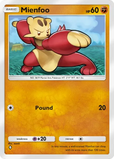 Mienfoo - GeneticApex - Pokémon Pocket Card