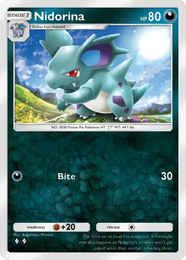 Nidorina - GeneticApex - Pokémon Pocket Card
