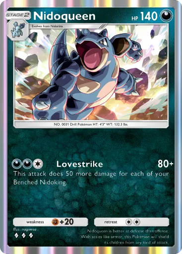 Nidoqueen - GeneticApex - Pokémon Pocket Card