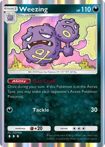 Weezing - GeneticApex - Pokémon Pocket Card