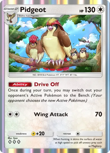 Pidgeot - Pokémon TCG Pocket Card - Untapped.gg