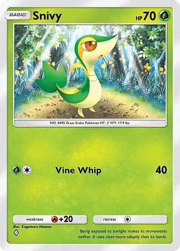 Snivy - DeluxePackEx - Pokémon Pocket Card