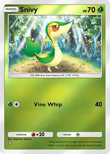 Snivy - DeluxePackEx - Pokémon Pocket Card
