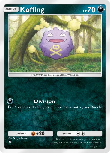 Koffing - MythicalIsland - Pokémon Pocket Card