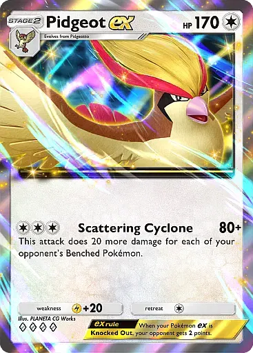 Pidgeot ex - DeluxePackEx - Pokémon Pocket Card