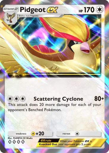 Pidgeot ex - MythicalIsland - Pokémon Pocket Card