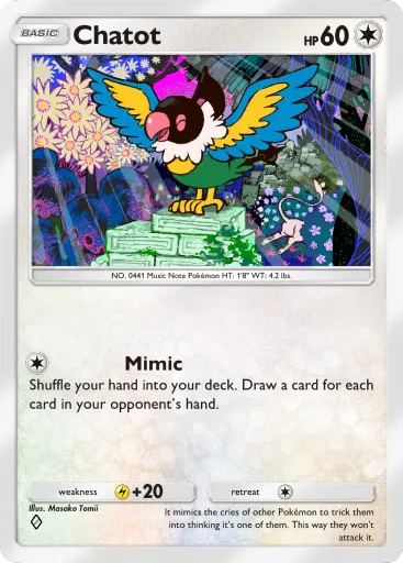 Chatot - MythicalIsland - Pokémon Pocket Card