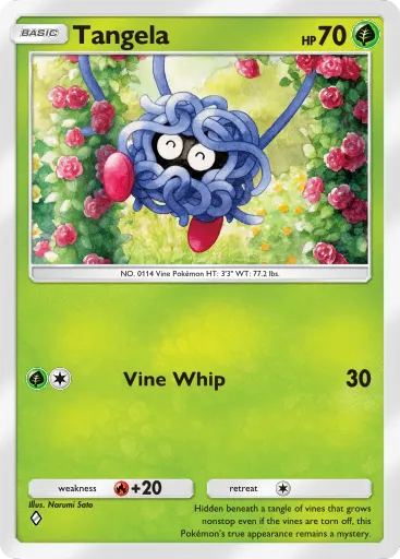 Tangela - SpaceTimeSmackdown - Pokémon Pocket Card