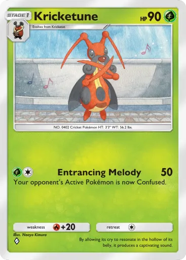 Kricketune - SpaceTimeSmackdown - Pokémon Pocket Card