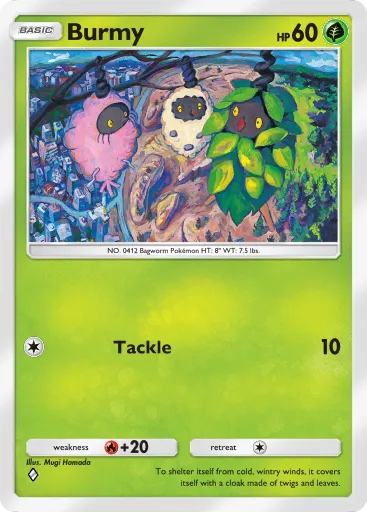 Burmy - SpaceTimeSmackdown - Pokémon Pocket Card