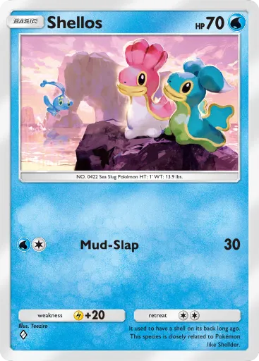 Shellos - SpaceTimeSmackdown - Pokémon Pocket Card
