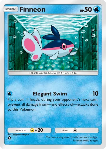 Finneon - SpaceTimeSmackdown - Pokémon Pocket Card