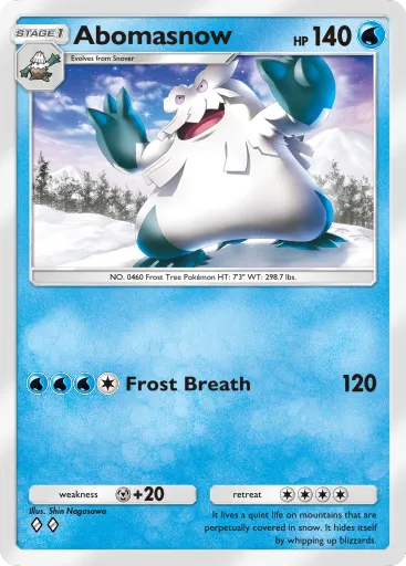 Abomasnow - SpaceTimeSmackdown - Pokémon Pocket Card