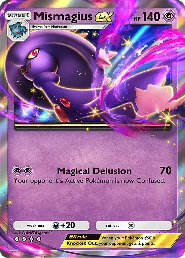 Mismagius ex - DeluxePackEx - Pokémon Pocket Card