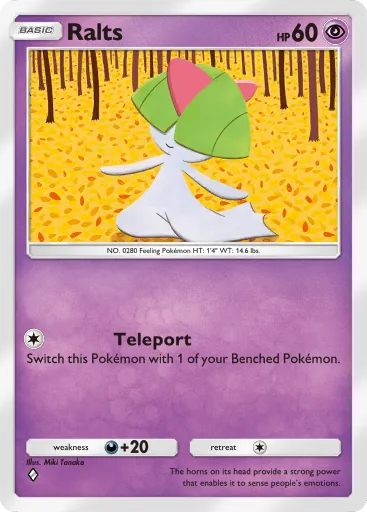 Ralts - SpaceTimeSmackdown - Pokémon Pocket Card