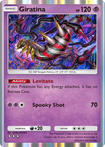 Giratina - SpaceTimeSmackdown - Pokémon Pocket Card