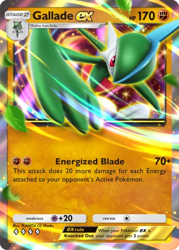 Gallade ex - SpaceTimeSmackdown - Pokémon Pocket Card