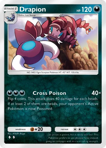 Drapion - SpaceTimeSmackdown - Pokémon Pocket Card