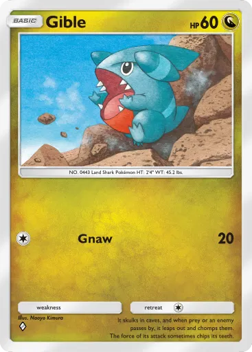 Gible - SpaceTimeSmackdown - Pokémon Pocket Card