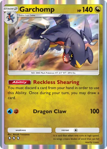 Garchomp - SpaceTimeSmackdown - Pokémon Pocket Card