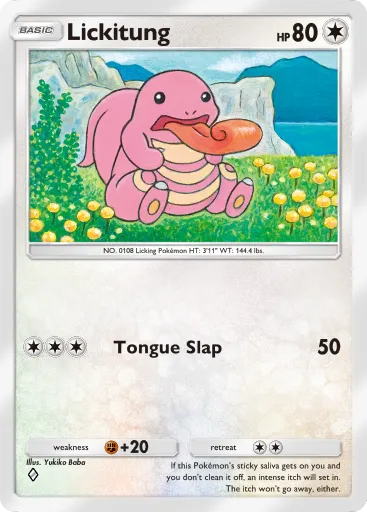 Lickitung - SpaceTimeSmackdown - Pokémon Pocket Card