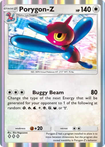 Porygon-Z - SpaceTimeSmackdown - Pokémon Pocket Card