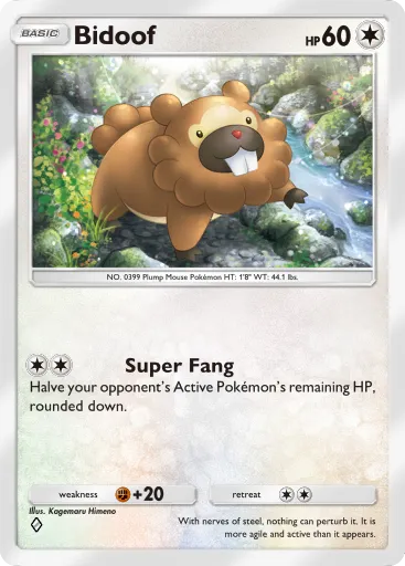 Bidoof - SpaceTimeSmackdown - Pokémon Pocket Card