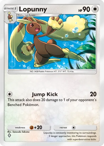 Lopunny - SpaceTimeSmackdown - Pokémon Pocket Card