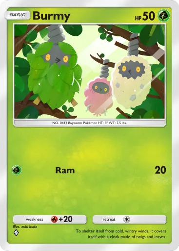 Burmy - TriumphantLight - Pokémon Pocket Card