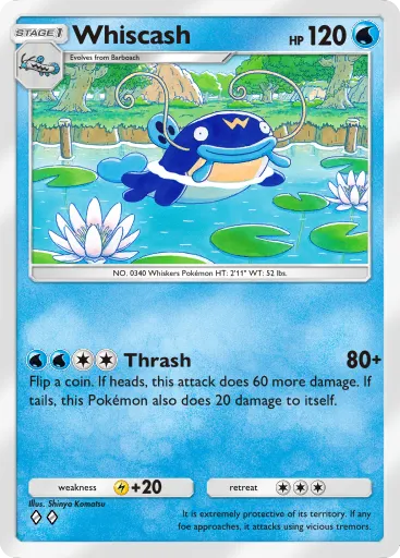 Whiscash - TriumphantLight - Pokémon Pocket Card