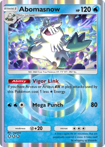 Abomasnow - TriumphantLight - Pokémon Pocket Card