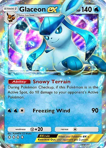 Glaceon ex - DeluxePackEx - Pokémon Pocket Card