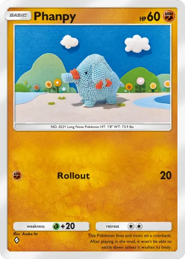 Phanpy - TriumphantLight - Pokémon Pocket Card