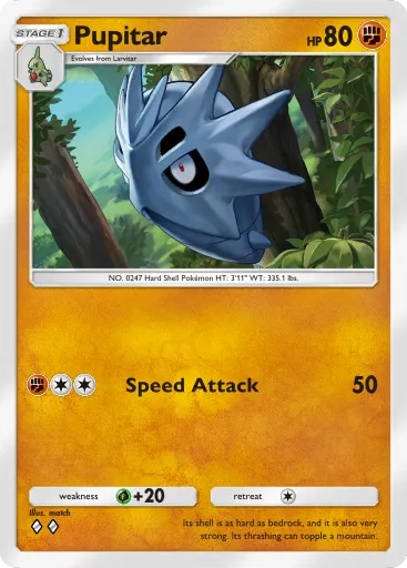 Pupitar - TriumphantLight - Pokémon Pocket Card