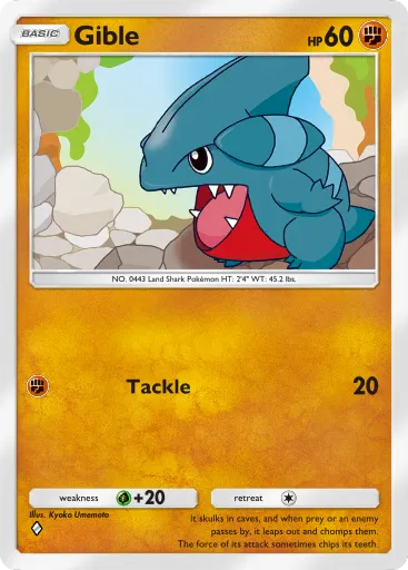 Gible - TriumphantLight - Pokémon Pocket Card