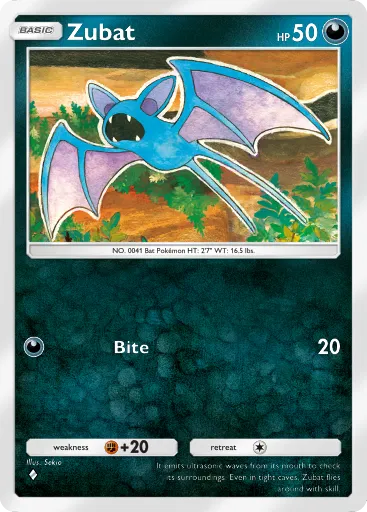 Zubat - TriumphantLight - Pokémon Pocket Card