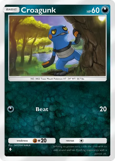 Croagunk - TriumphantLight - Pokémon Pocket Card