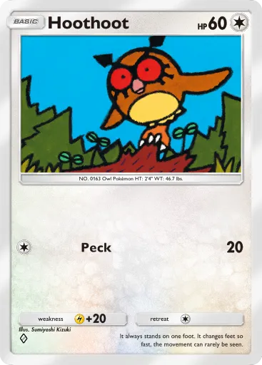 Hoothoot - TriumphantLight - Pokémon Pocket Card
