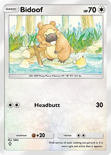 Bidoof - DeluxePackEx - Pokémon Pocket Card
