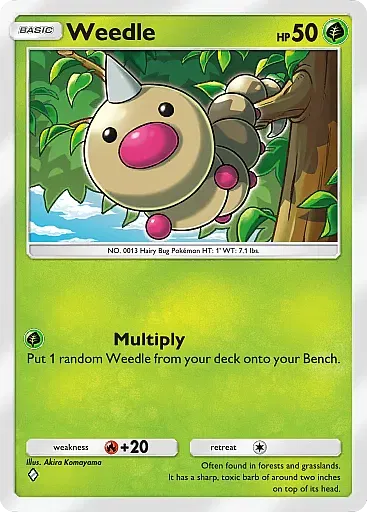 Weedle - DeluxePackEx - Pokémon Pocket Card