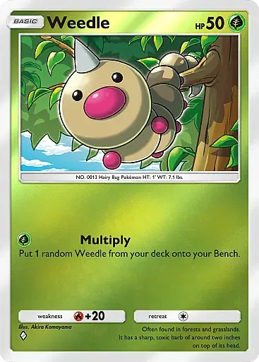 Weedle - DeluxePackEx - Pokémon Pocket Card