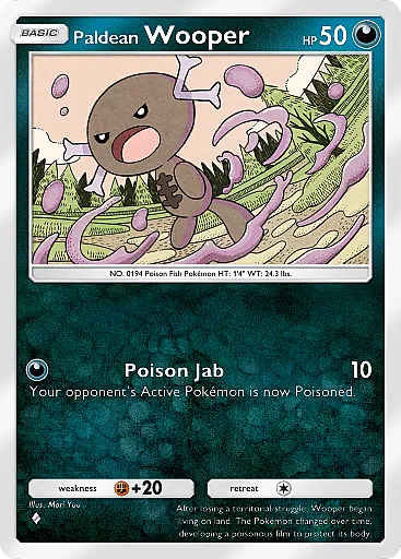 Paldean Wooper - DeluxePackEx - Pokémon Pocket Card