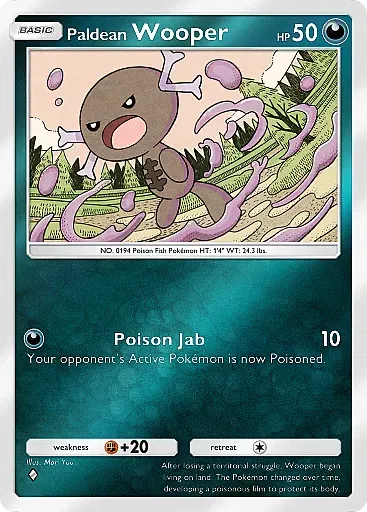 Paldean Wooper - DeluxePackEx - Pokémon Pocket Card