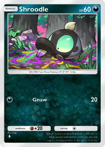 Shroodle - ShiningRevelry - Pokémon Pocket Card