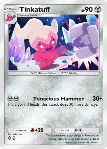 Tinkatuff - ShiningRevelry - Pokémon Pocket Card
