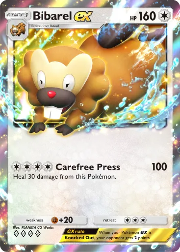 Bibarel ex - ShiningRevelry - Pokémon Pocket Card
