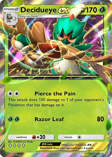 Decidueye ex - DeluxePackEx - Pokémon Pocket Card